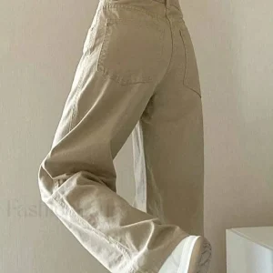 Vintage Khaki Straight Leg Boyfriend Jeans